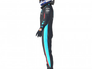 F1 Williams Suit 2023 Modelo 3D
