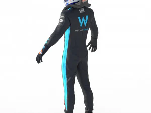 F1 Williams Suit 2023 3D Model