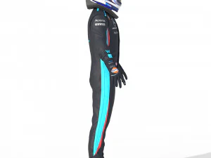 F1 Williams Suit 2023 3D Model