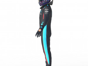 F1 Williams Suit 2023 Modelo 3D