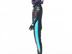 F1 Williams Suit 2023 3D Model