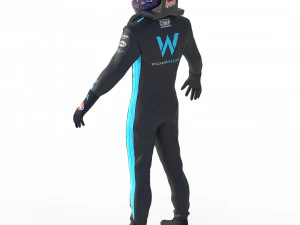 F1 Williams Suit 2023 3D Model