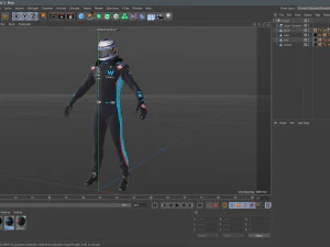 F1 Williams Suit 2023 3D Model