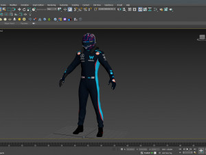 F1 Williams Suit 2023 Modelo 3D