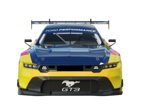 Ford-Mustang GT3 2024 3D Модель