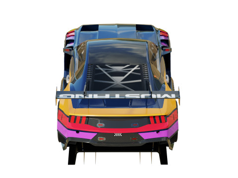 Ford-Mustang GT3 2024 3D Модель