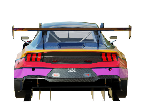 Ford-Mustang GT3 2024 3D Модель