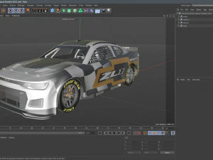 Chevrolet Camaro ZL1 Nascar Nextgen 2022 3D Model