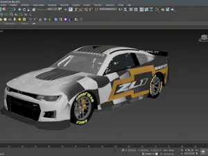 Chevrolet Camaro ZL1 Nascar Nextgen 2022 3D Model