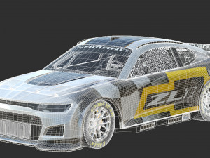 Chevrolet Camaro ZL1 Nascar Nextgen 2022 3D Модель