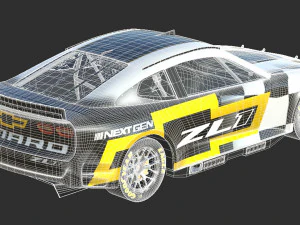 Chevrolet Camaro ZL1 Nascar Nextgen 2022 3D Model