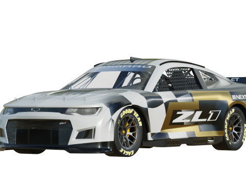Chevrolet Camaro ZL1 Nascar Nextgen 2022 3D Модель