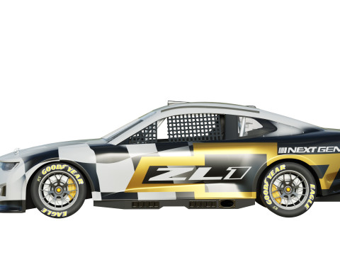 Chevrolet Camaro ZL1 Nascar Nextgen 2022 3D Модель