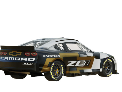 Chevrolet Camaro ZL1 Nascar Nextgen 2022 3D Модель