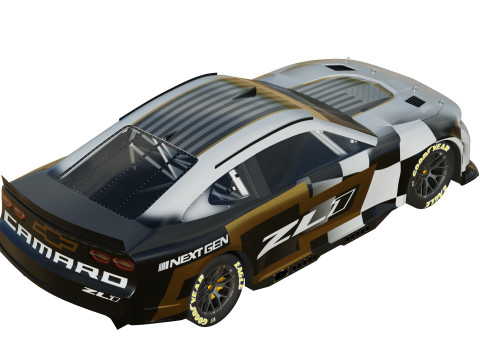 Chevrolet Camaro ZL1 Nascar Nextgen 2022 3D Модель