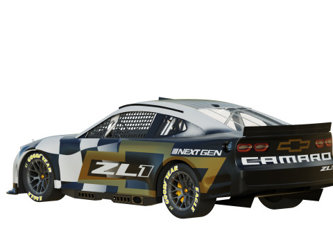 Chevrolet Camaro ZL1 Nascar Nextgen 2022 3D Модель