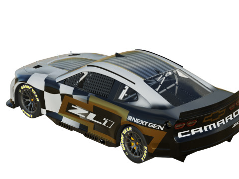 Chevrolet Camaro ZL1 Nascar Nextgen 2022 3D Модель