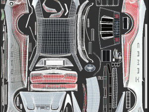 Toyota Camry Nascar Nextgen 2022 3D Model