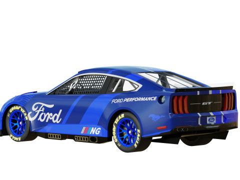 Mustang Nascar Nextgen 2022 3D Model