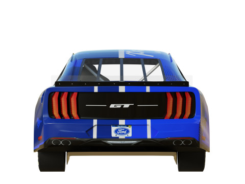 Mustang Nascar Nextgen 2022 3D Model