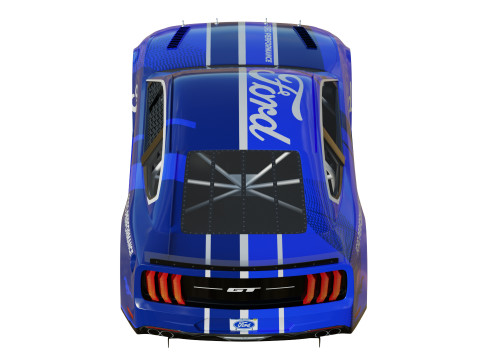 Mustang Nascar Nextgen 2022 3D Model