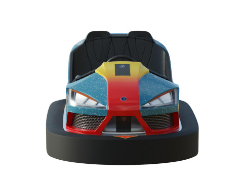Bumper Car Blue 3D मॉडल