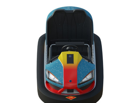 Bumper Car Blue 3D मॉडल