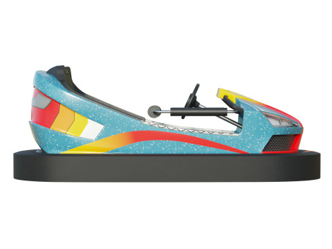 Bumper Car Blue 3D मॉडल