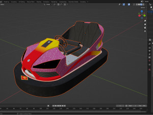 Bumper Car Pink 3Dモデル