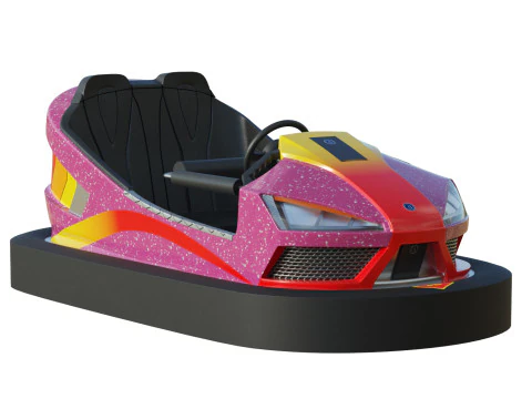 Bumper Car Pink 3D Model