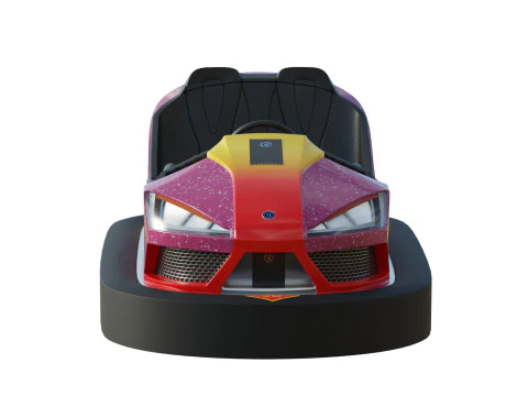 Bumper Car Pink 3D Model
