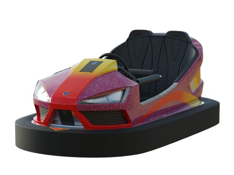 Bumper Car Pink 3D Model