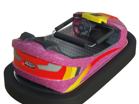 Bumper Car Pink 3D Model