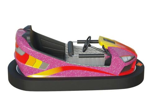 Bumper Car Pink 3D Model