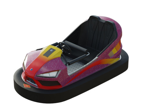 Bumper Car Pink 3Dモデル