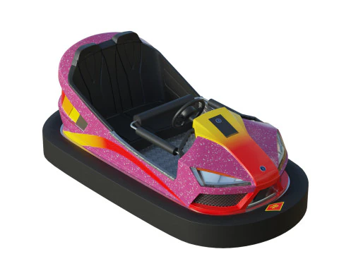 Bumper Car Pink 3D Model