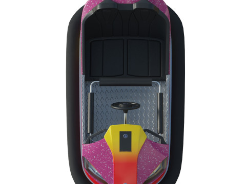 Bumper Car Pink 3Dモデル