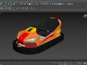 Bumper Car Orange 3D मॉडल
