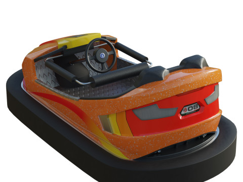 Bumper Car Orange 3D मॉडल