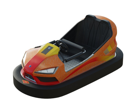 Bumper Car Orange 3D मॉडल