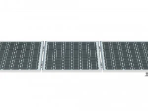 Panneau solaire &eacute;lectrique Modèle 3D