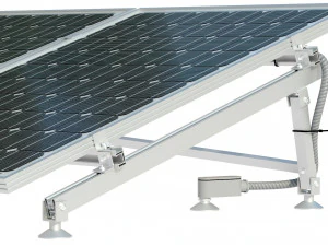 Panneau solaire &eacute;lectrique Modèle 3D