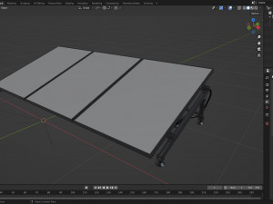 Electric Solar Panel Modello 3D