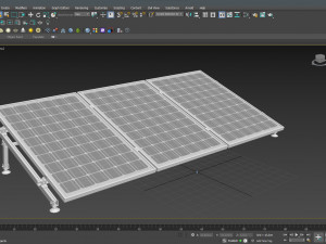 Electric Solar Panel Modello 3D