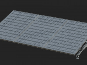 Electric Solar Panel Modello 3D