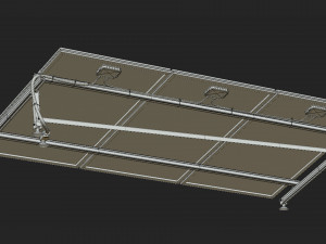 Electric Solar Panel Modello 3D