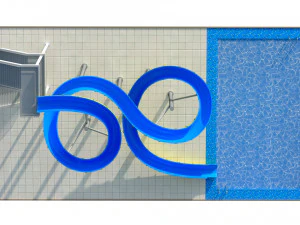 Water Slide 01 3D Model