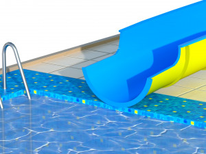 Water Slide 01 3D मॉडल