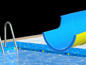 Water Slide 01 3D Model