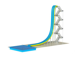 Water Slide 02 3D Model